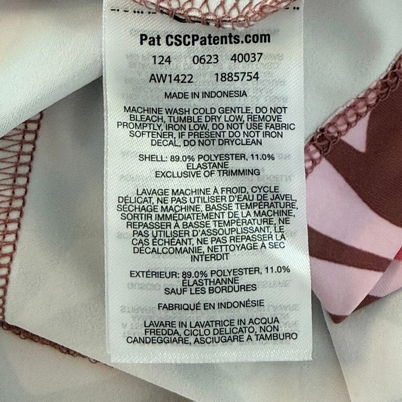 Columbia Dress Womens 3X Mauve Floral Chill River UPF 50 Omni Wick Shade Freeze - Picture 8 of 10